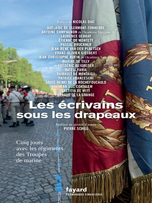 cover image of Les écrivains sous les drapeaux